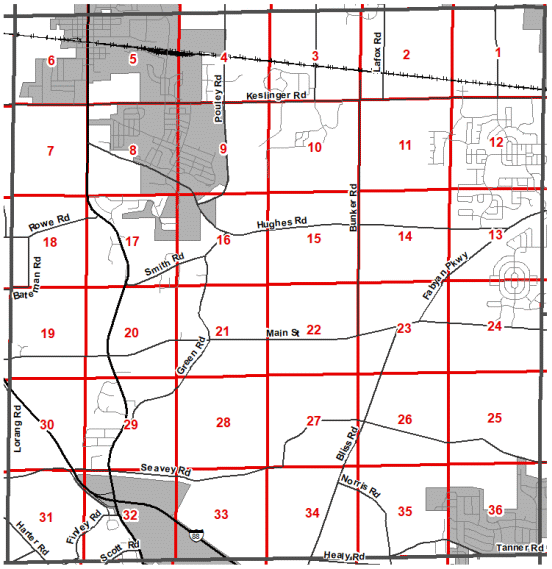 Blackberry Township Zoning Atlas Click on Section For Detail